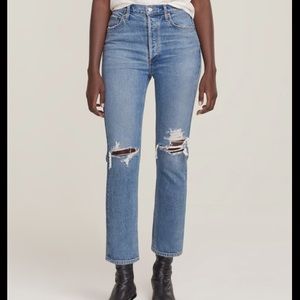 AGOLDE Riley Ripped Jeans